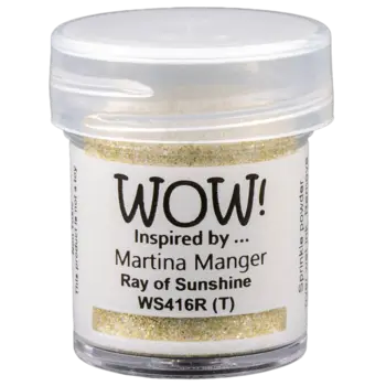 WOW! WOW! MARTINA MANGER RAY OF SUNSHINE EMBOSSING POWDER 0.5OZ