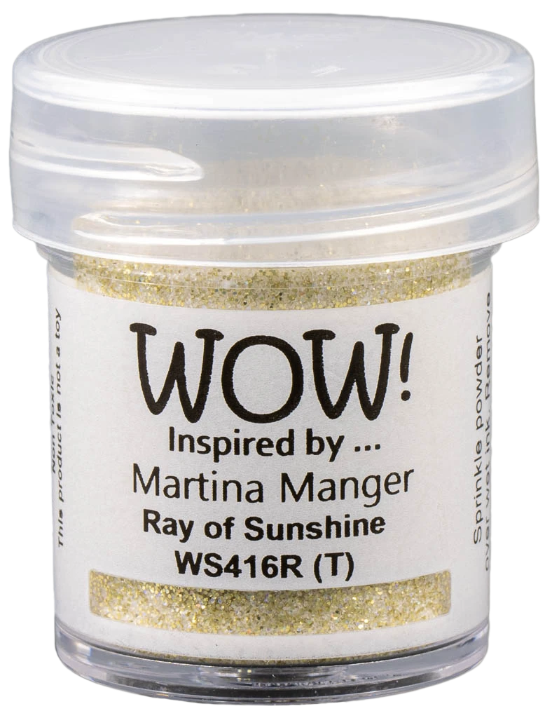 WOW! WOW! MARTINA MANGER RAY OF SUNSHINE EMBOSSING POWDER 0.5OZ