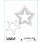 WOW! WOW! CONFETTI STAR 6x6 STENCIL SET