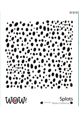 WOW! WOW! MARION EMBERSON SPLOTS 6x6 STENCIL