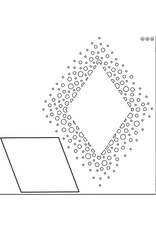 WOW! WOW! VERITY BIDDLECOMBE CONFETTI DIAMOND 6x6 STENCIL SET