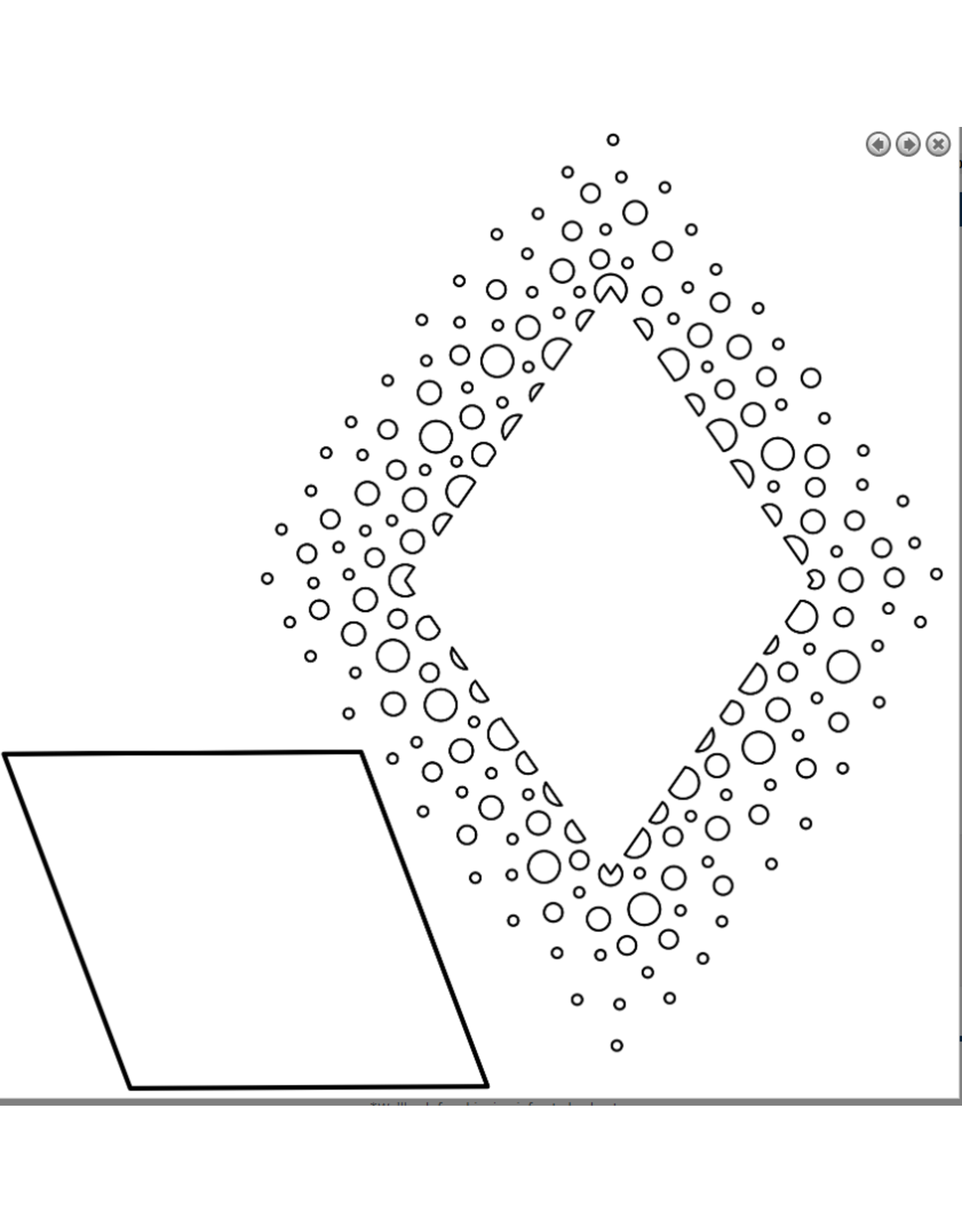 WOW! WOW! VERITY BIDDLECOMBE CONFETTI DIAMOND 6x6 STENCIL SET