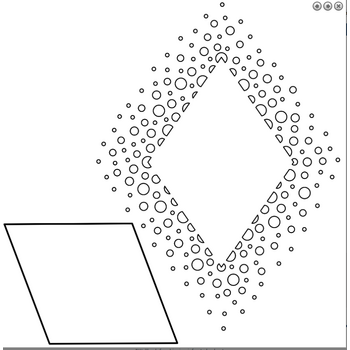 WOW! WOW! VERITY BIDDLECOMBE CONFETTI DIAMOND 6x6 STENCIL SET