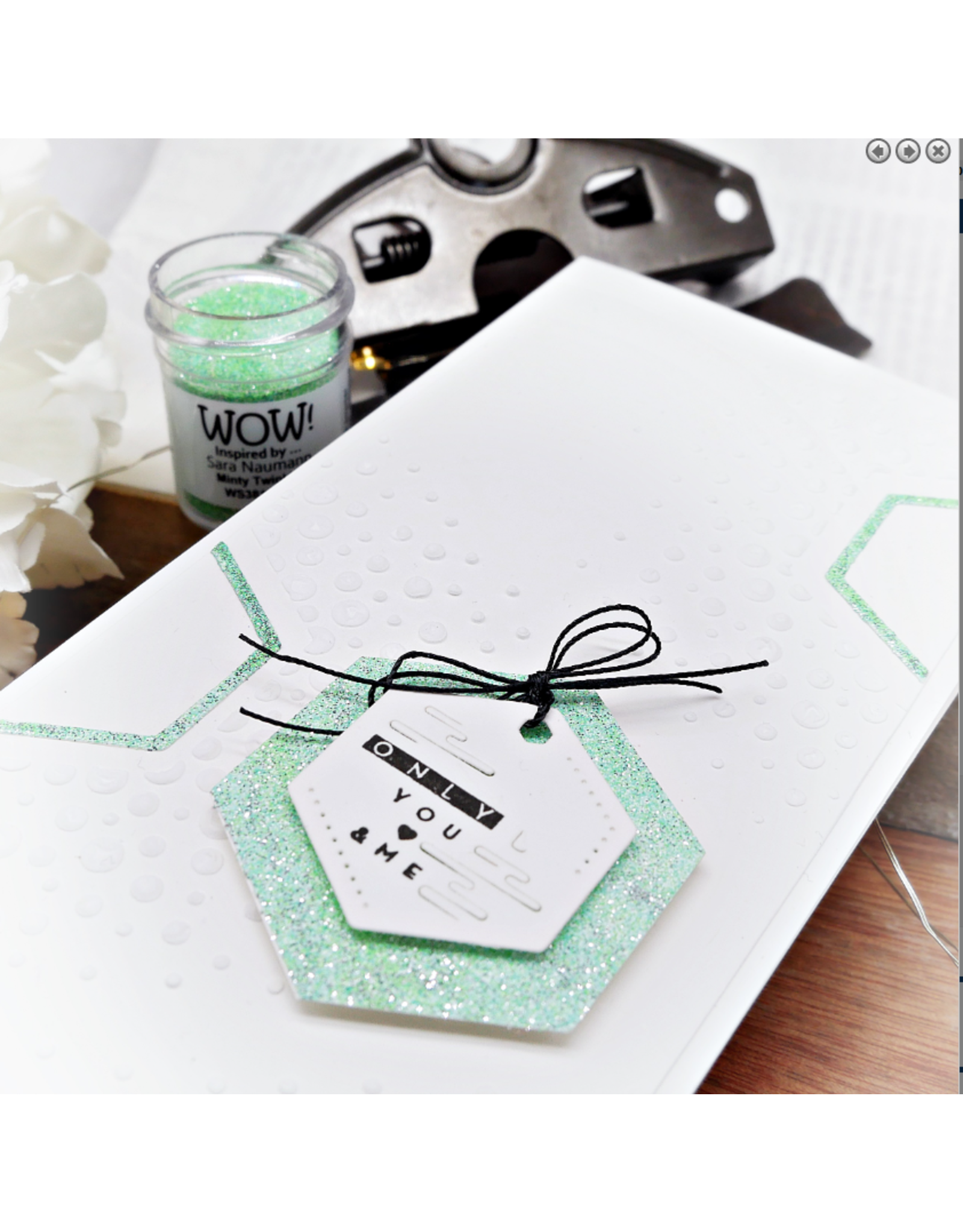 WOW! WOW! VERITY BIDDLECOMBE CONFETTI HEXAGON 6x6 STENCIL SET