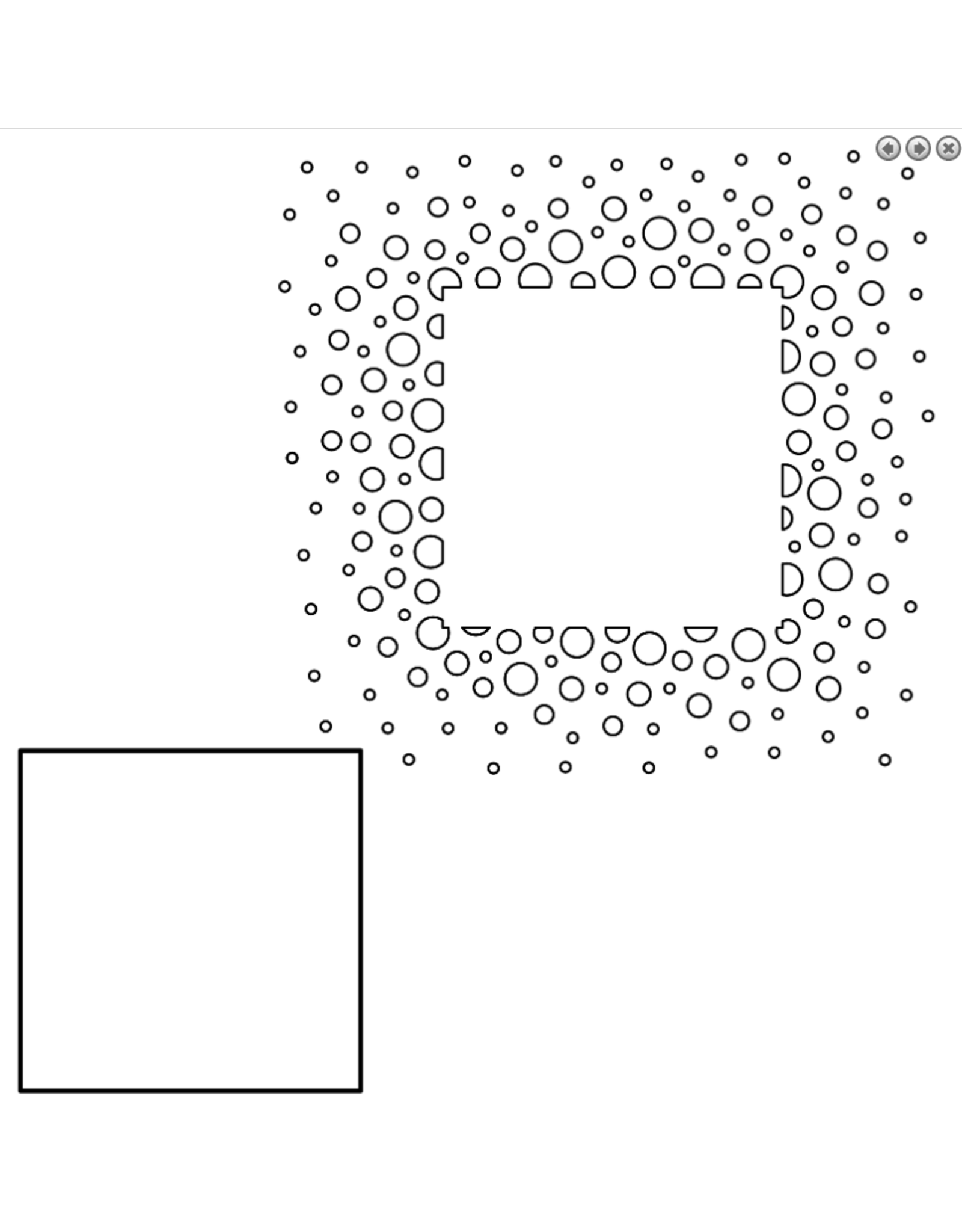 WOW! WOW! VERITY BIDDLECOMBE CONFETTI SQUARE 6x6 STENCIL SET