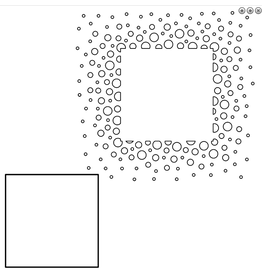 WOW! WOW! VERITY BIDDLECOMBE CONFETTI SQUARE 6x6 STENCIL SET
