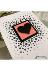 WOW! WOW! VERITY BIDDLECOMBE CONFETTI SQUARE 6x6 STENCIL SET