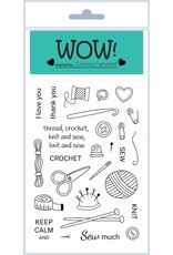 WOW! WOW! GEMMA CAMPBELL SIMPLY SEW ACRYLIC STAMP SET