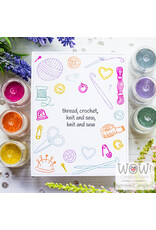 WOW! WOW! GEMMA CAMPBELL SIMPLY SEW ACRYLIC STAMP SET