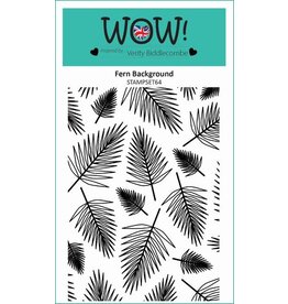 WOW! WOW! VERITY BIDDLECOMBE FERN BACKGROUND ACRYLIC STAMP