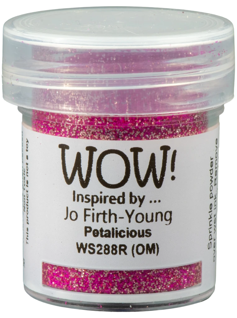 WOW! WOW! JO FIRTH-YOUNG PETALICIOUS EMBOSSING GLITTER 0.5OZ