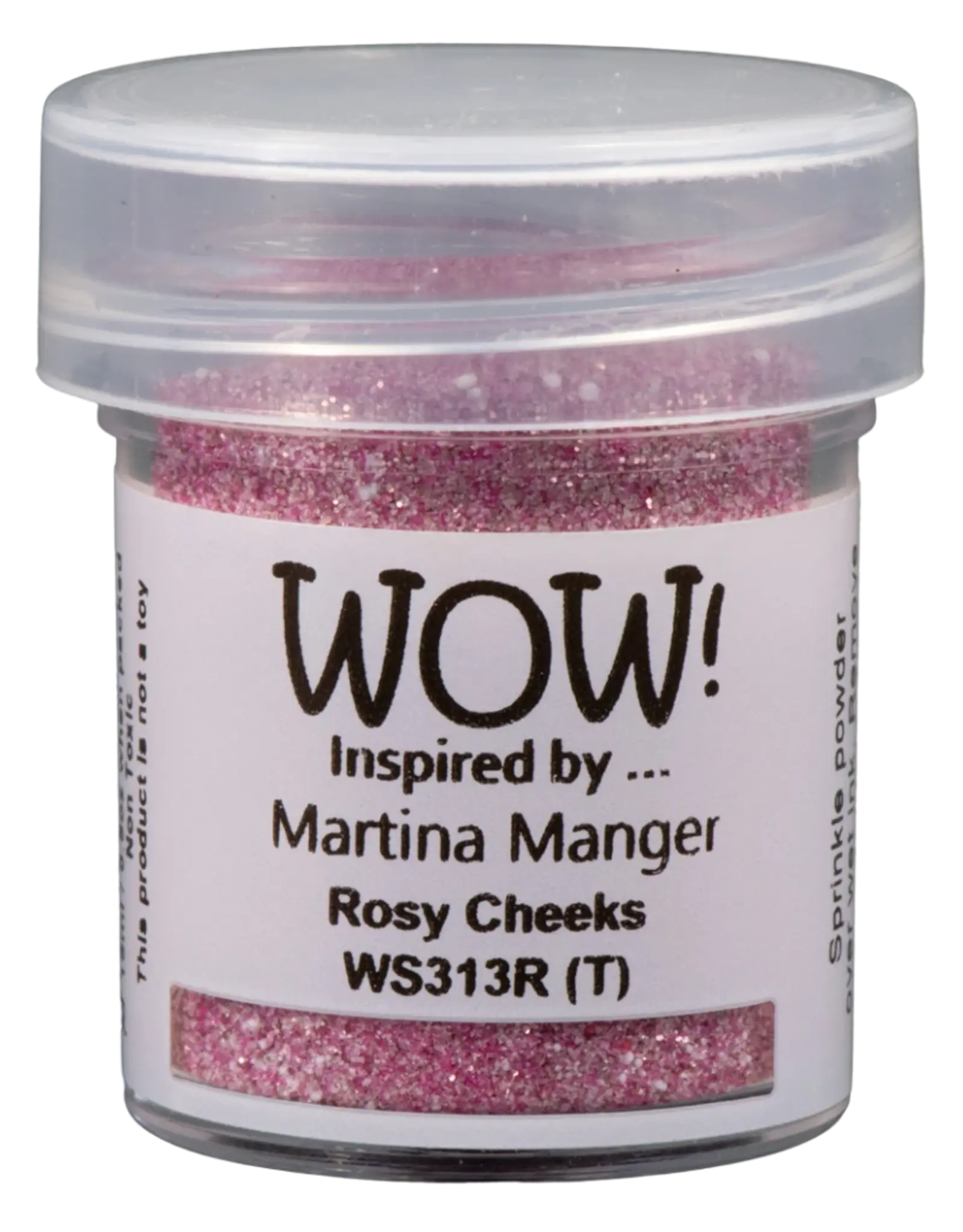 WOW! WOW! MARTINA MANGER ROSY CHEEKS EMBOSSING GLITTER 0.5OZ