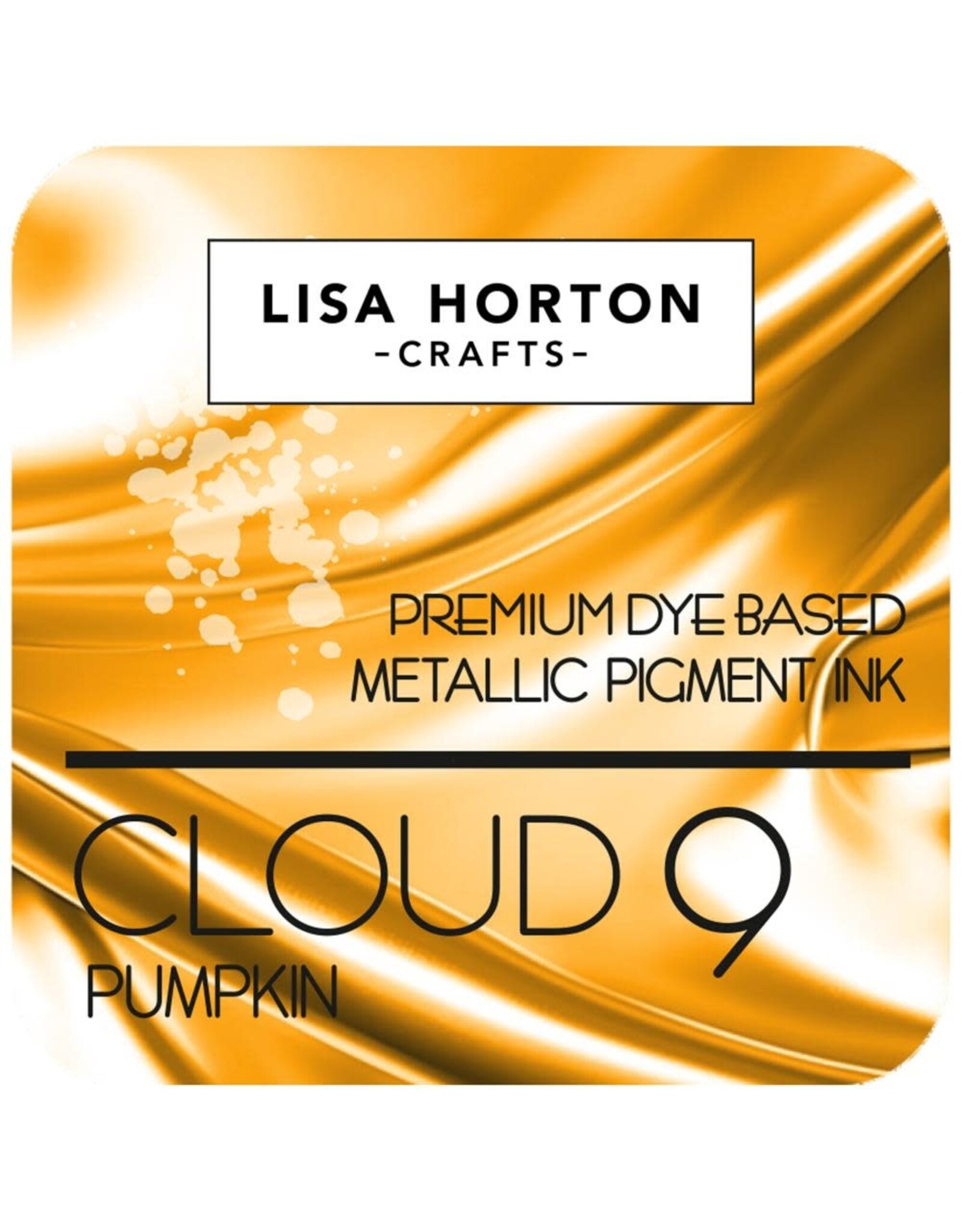 LISA HORTON CRAFTS LISA HORTON CRAFTS CLOUD 9 PUMPKIN METALLIC INK PAD
