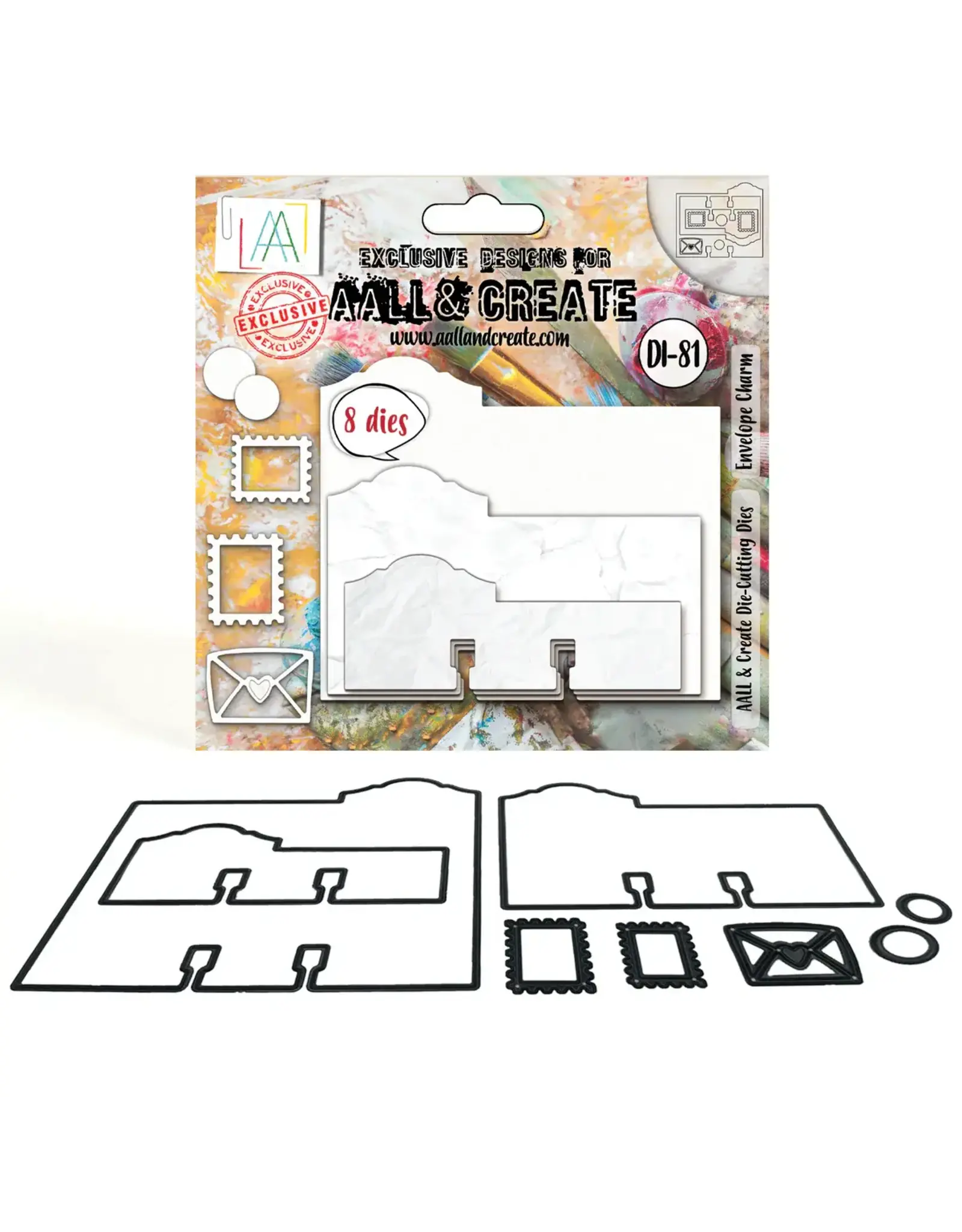 AALL & CREATE AALL & CREATE #81 ENVELOPE CHARM DIE SET