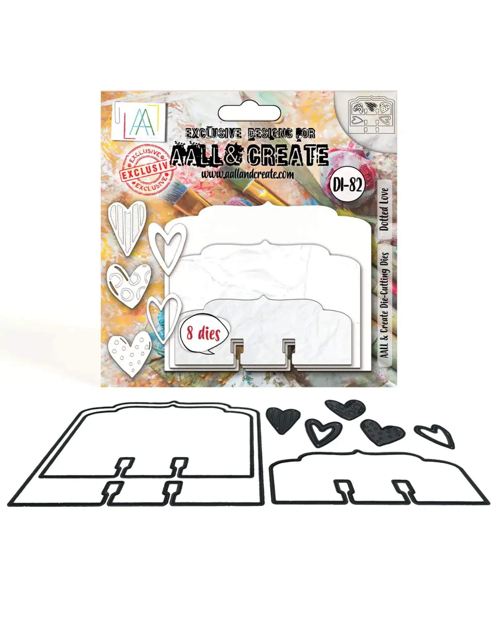 AALL & CREATE AALL & CREATE #82 DOTTED LOVE DIE SET