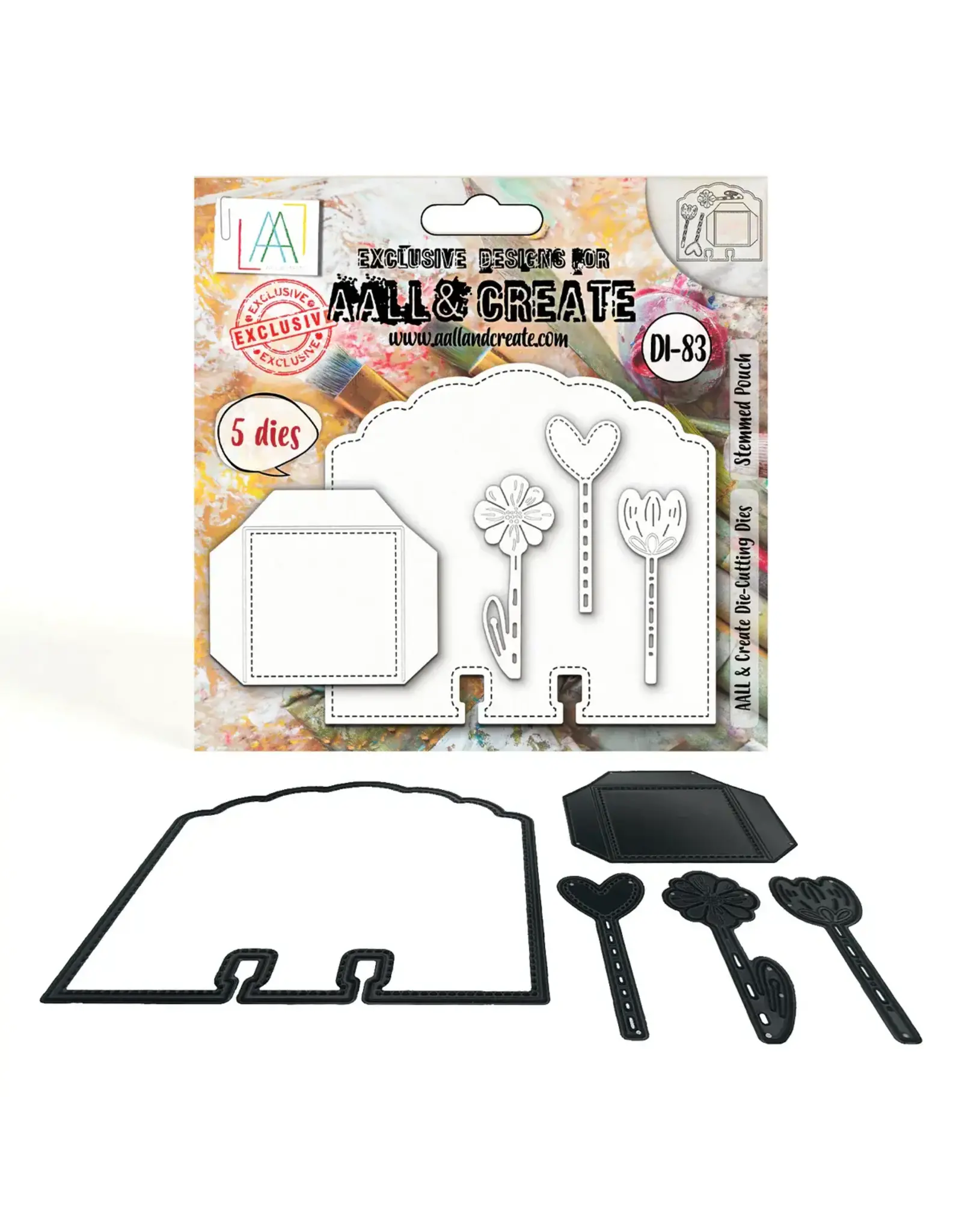 AALL & CREATE AALL & CREATE #83 STEMMED POUCH DIE SET