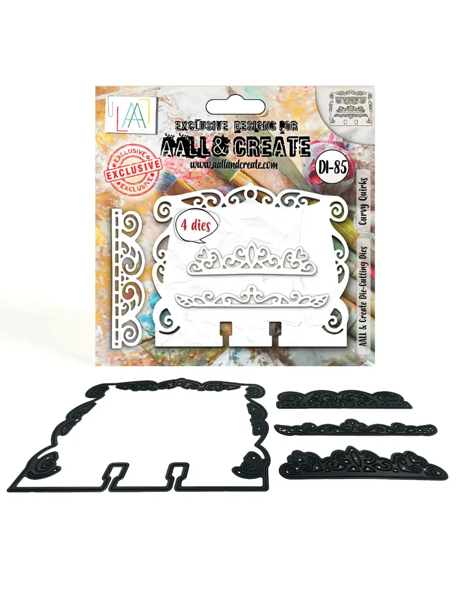AALL & CREATE AALL & CREATE #85 CURVY QUIRKS DIE SET