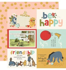 SIMPLE STORIES SIMPLE STORIES SAY CHEESE CLASSIC POOH 4x6 ELEMENTS 12x12 CARDSTOCK