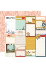 SIMPLE STORIES SIMPLE STORIES SAY CHEESE CLASSIC POOH JOURNAL ELEMENTS 12x12 CARDSTOCK