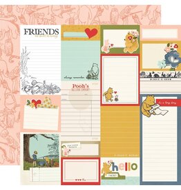 SIMPLE STORIES SIMPLE STORIES SAY CHEESE CLASSIC POOH JOURNAL ELEMENTS 12x12 CARDSTOCK