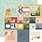 SIMPLE STORIES SIMPLE STORIES SAY CHEESE CLASSIC POOH 2x2/4x4 ELEMENTS 12x12 CARDSTOCK