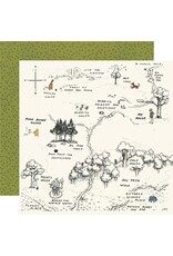 SIMPLE STORIES SIMPLE STORIES SAY CHEESE CLASSIC POOH 100 ACRE WOOD 12x12 CARDSTOCK