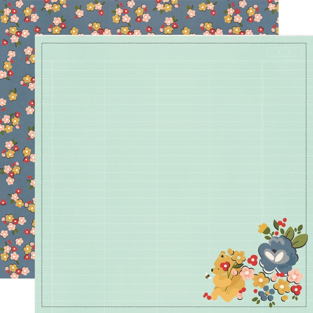 SIMPLE STORIES SIMPLE STORIES SAY CHEESE CLASSIC POOH OH, BOTHER! 12x12 CARDSTOCK