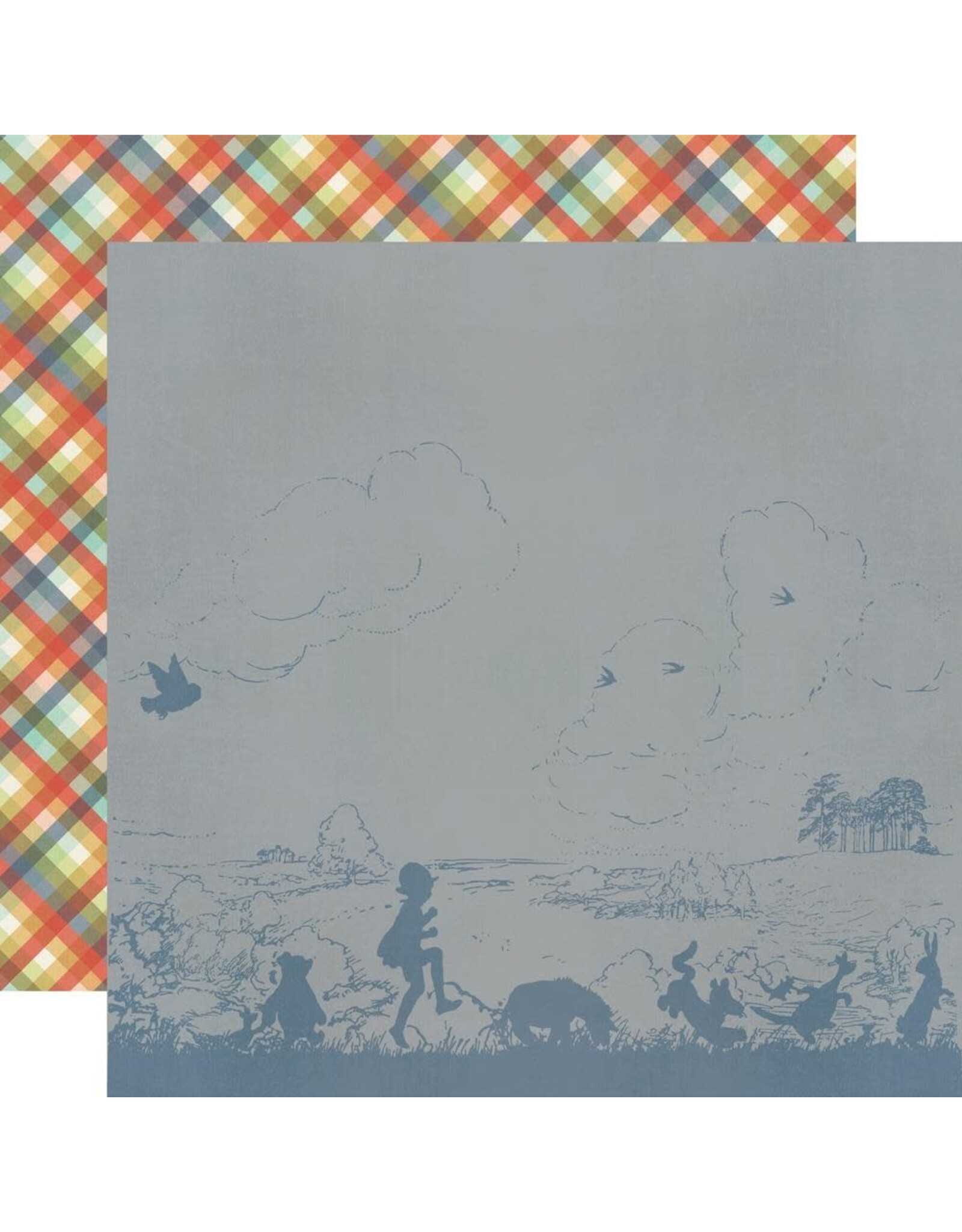 SIMPLE STORIES SIMPLE STORIES SAY CHEESE CLASSIC POOH ONE BIG ADVENTURE 12x12 CARDSTOCK