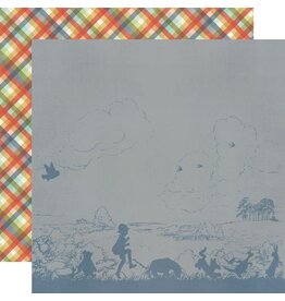 SIMPLE STORIES SIMPLE STORIES SAY CHEESE CLASSIC POOH ONE BIG ADVENTURE 12x12 CARDSTOCK