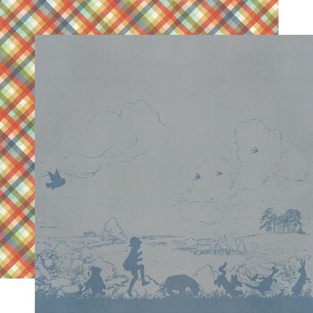 SIMPLE STORIES SIMPLE STORIES SAY CHEESE CLASSIC POOH ONE BIG ADVENTURE 12x12 CARDSTOCK