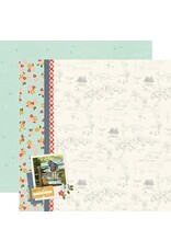 SIMPLE STORIES SIMPLE STORIES SAY CHEESE CLASSIC POOH BETTER WITH FRIENDS 12x12 CARDSTOCK
