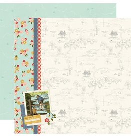 SIMPLE STORIES SIMPLE STORIES SAY CHEESE CLASSIC POOH BETTER WITH FRIENDS 12x12 CARDSTOCK