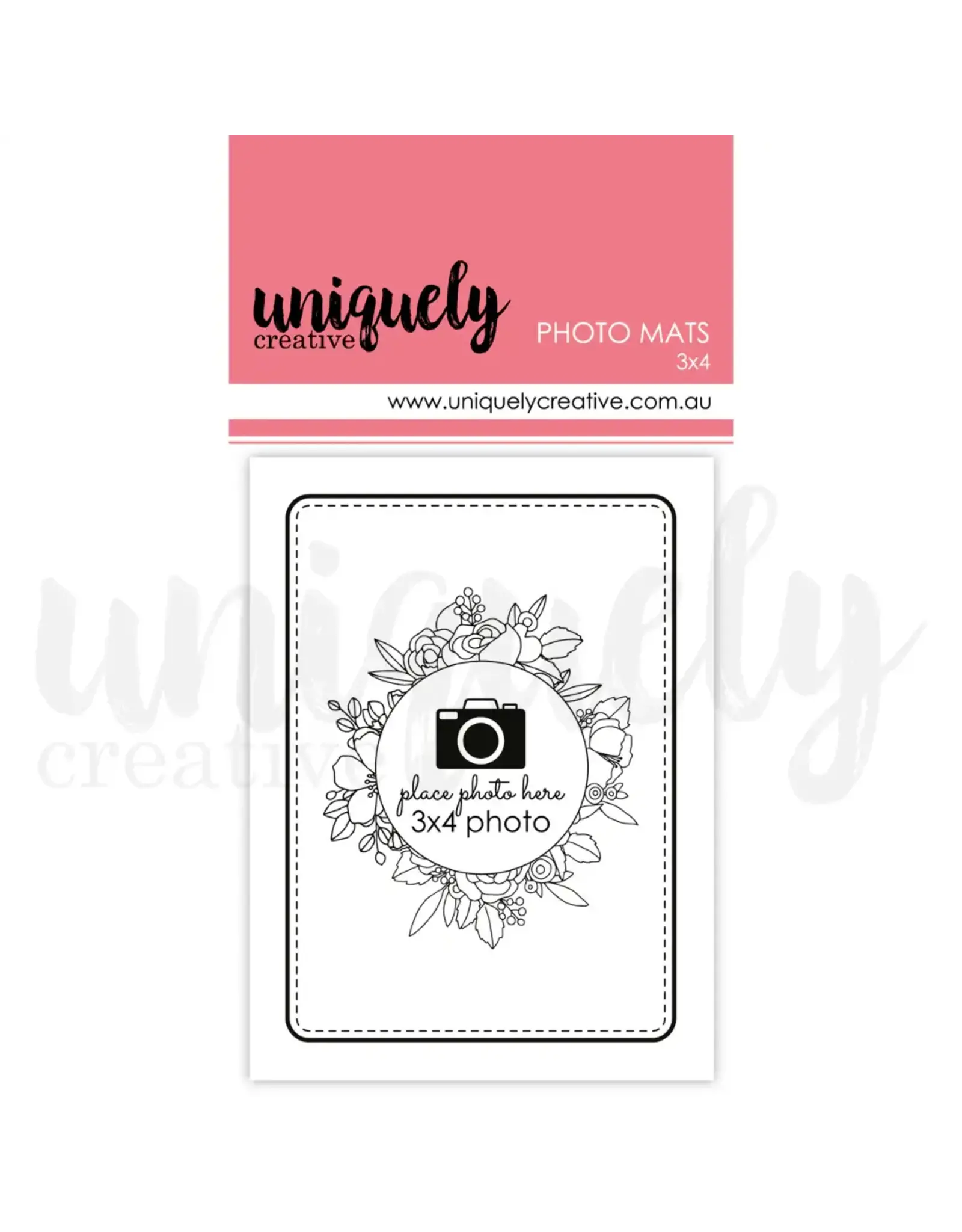 UNIQUELY CREATIVE UNIQUELY CREATIVE 3x4 PHOTO MATS