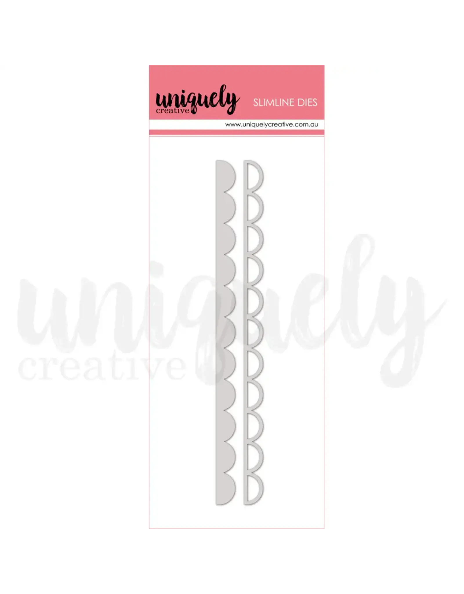 UNIQUELY CREATIVE UNIQUELY CREATIVE SLIMLINE SCALLOP STRIP DIE SET