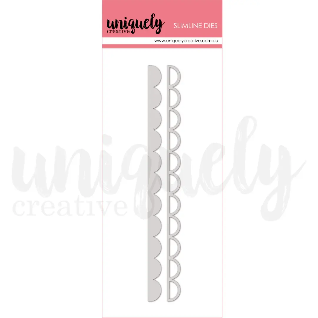UNIQUELY CREATIVE UNIQUELY CREATIVE SLIMLINE SCALLOP STRIP DIE SET