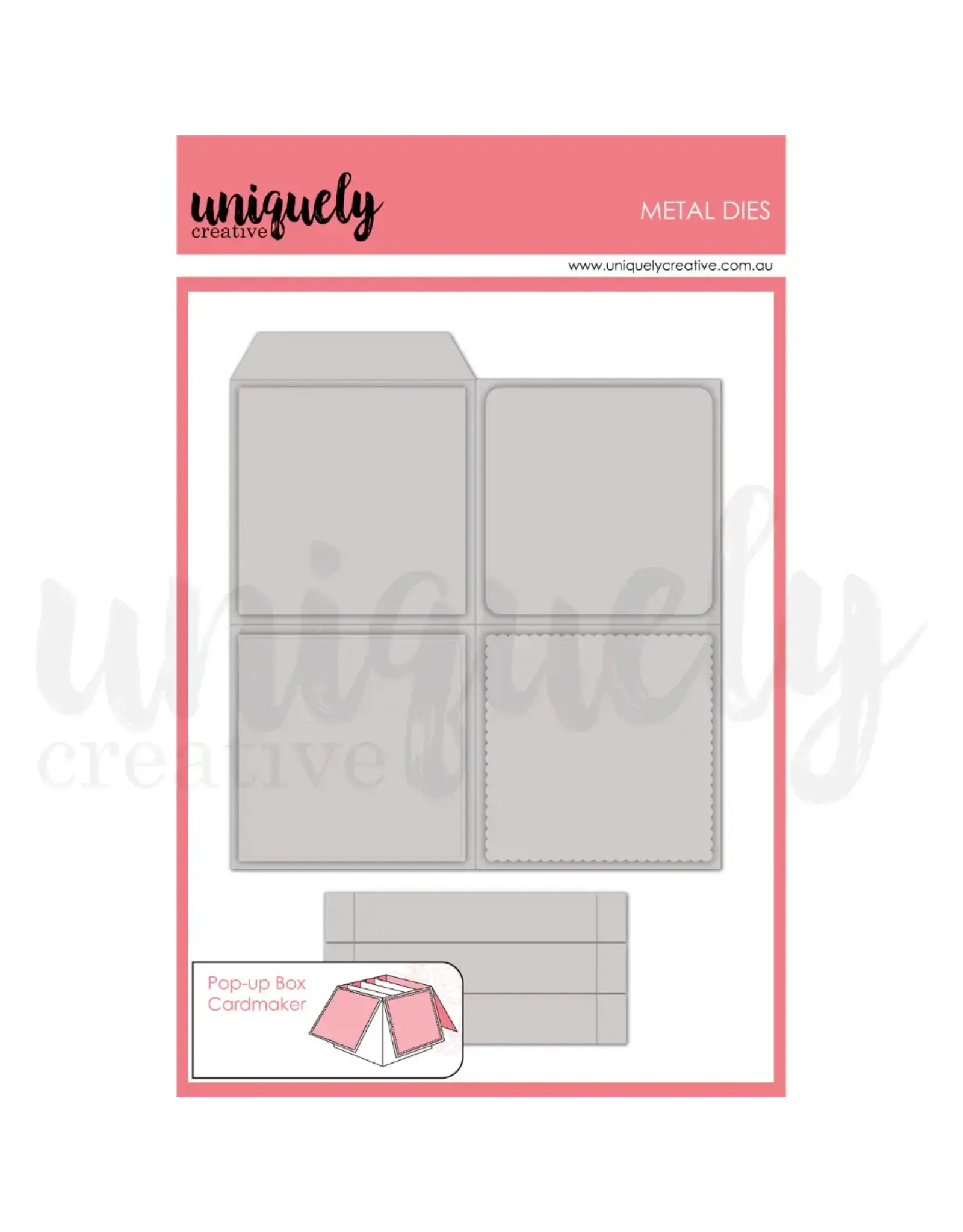 UNIQUELY CREATIVE UNIQUELY CREATIVE POP-UP BOX CARDMAKER DIE SET