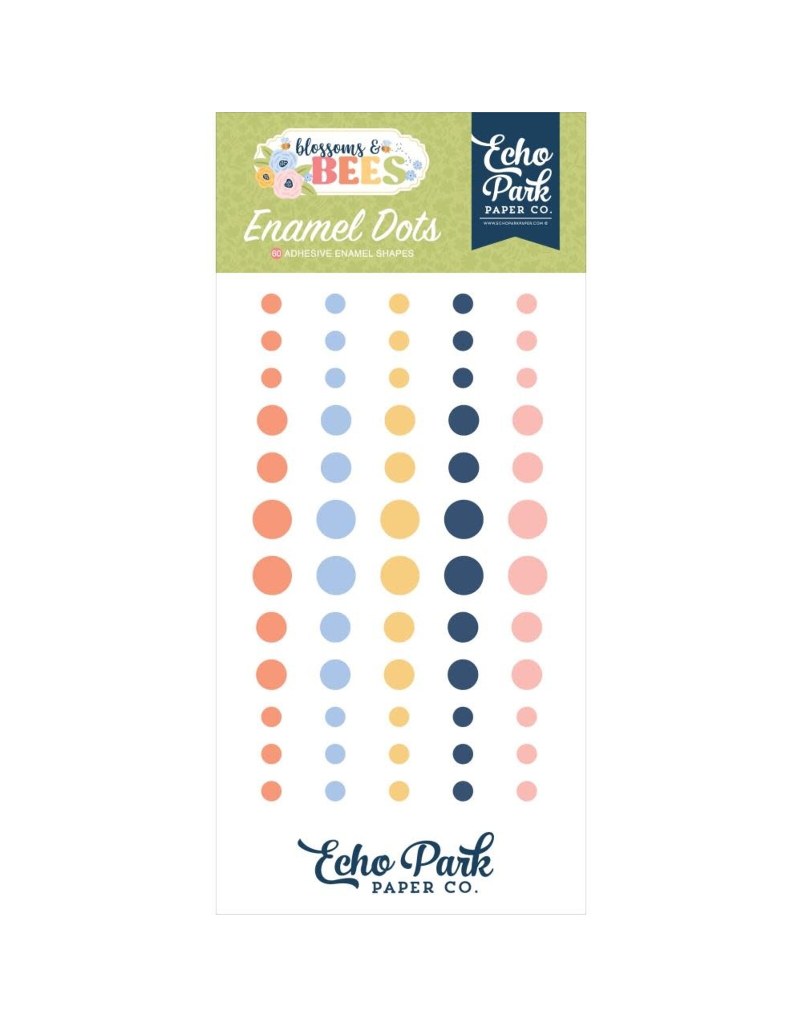 ECHO PARK PAPER ECHO PARK BLOSSOMS AND BEES ENAMEL DOTS