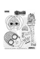 RANGER DYLUSIONS HOP SKIP AND A JUMP 8.5x7 CLING STAMP SET