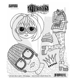 RANGER DYLUSIONS HOP SKIP AND A JUMP 8.5x7 CLING STAMP SET