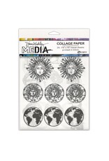 RANGER RANGER DINA WAKLEY MEDIA COLLAGE TISSUE PAPER ANTIQUITIES 20PK 7.5X10