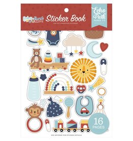 ECHO PARK PAPER ECHO PARK BABY ON BOARD BOY 6x8 STICKER BOOK