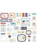 ECHO PARK PAPER ECHO PARK BABY ON BOARD BOY ICONS EPHEMERA DIE-CUTS