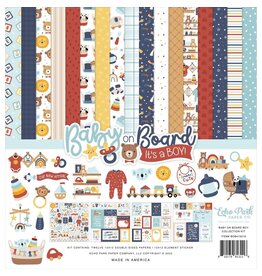 ECHO PARK PAPER ECHO PARK BABY ON BOARD BOY 12x12 COLLECTION KIT