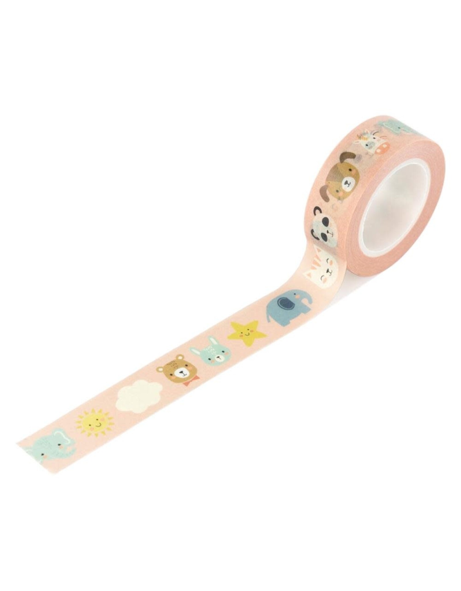 ECHO PARK PAPER ECHO PARK BABY ON BOARD GIRL NEW ARRIVAL ANIMALS WASHI TAPE 30'