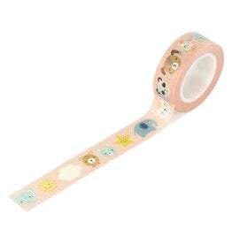 ECHO PARK PAPER ECHO PARK BABY ON BOARD GIRL NEW ARRIVAL ANIMALS WASHI TAPE 30'