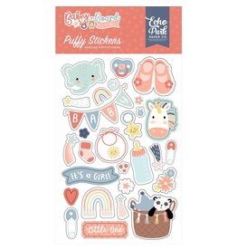 ECHO PARK PAPER ECHO PARK BABY ON BOARD GIRL PUFFY STICKERS