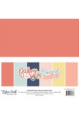 ECHO PARK PAPER ECHO PARK BABY ON BOARD GIRL 12x12 SOLIDS PAPER PACK