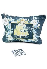 49 AND MARKET 49 AND MARKET STARLIGHT DREAMS ESSENTIALS PROJECT TOTE WITH ENAMEL DOTS