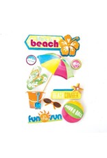PAPER HOUSE PRODUCTIONS PAPER HOUSE LIFE'S A BEACH 3D STICKERS