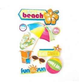 PAPER HOUSE PRODUCTIONS PAPER HOUSE LIFE'S A BEACH 3D STICKERS